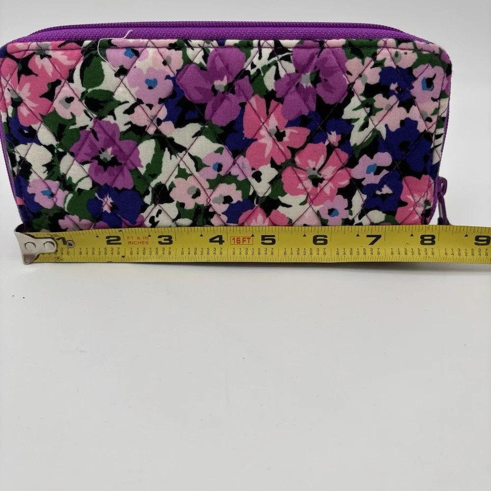 Vera Bradley Accordion Multicolor Wallet‎ Flower Garden 8